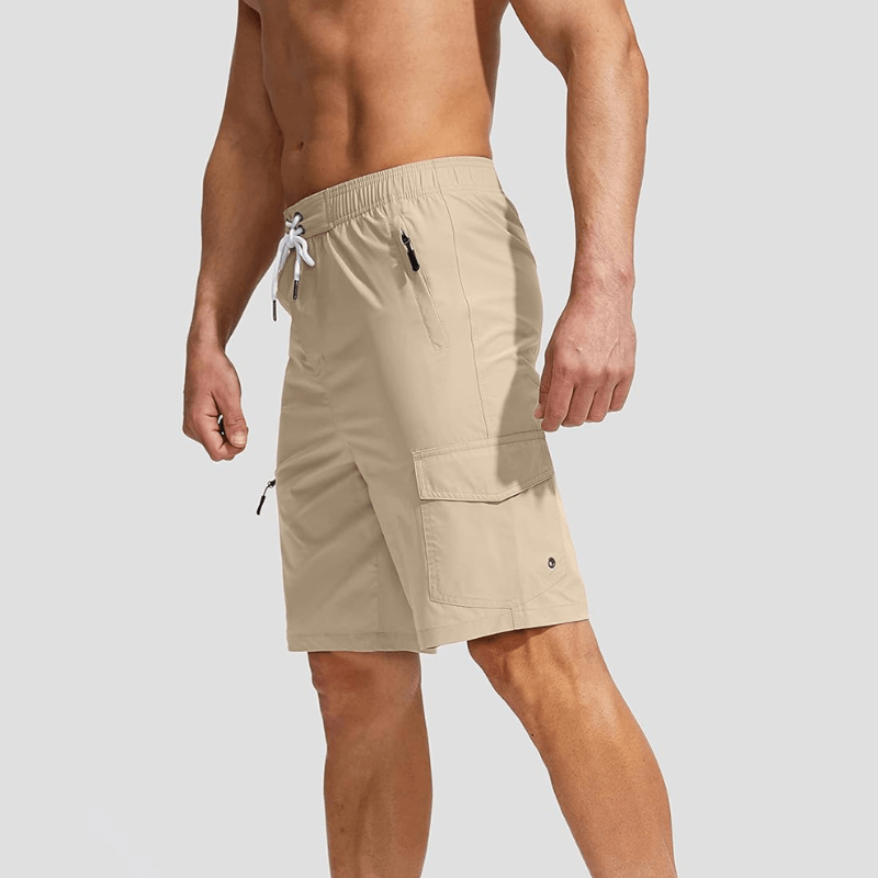 Swim Trunks Quick-Dry Board Shorts – Lightweight Wear With 5 Pockets-Waves And Trunks