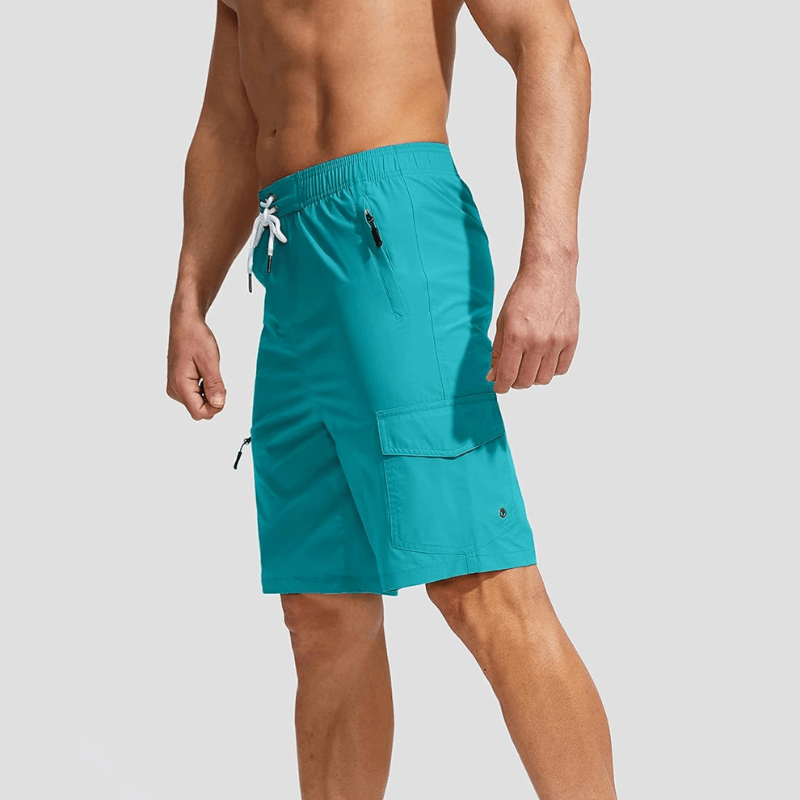 Swim Trunks Quick-Dry Board Shorts – Lightweight Wear With 5 Pockets-Waves And Trunks