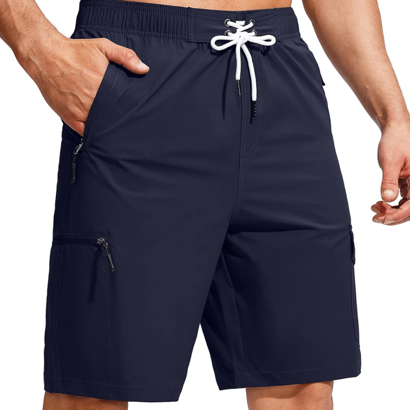 Swim Trunks Quick-Dry Board Shorts – Lightweight Wear With 5 Pockets-Waves And Trunks