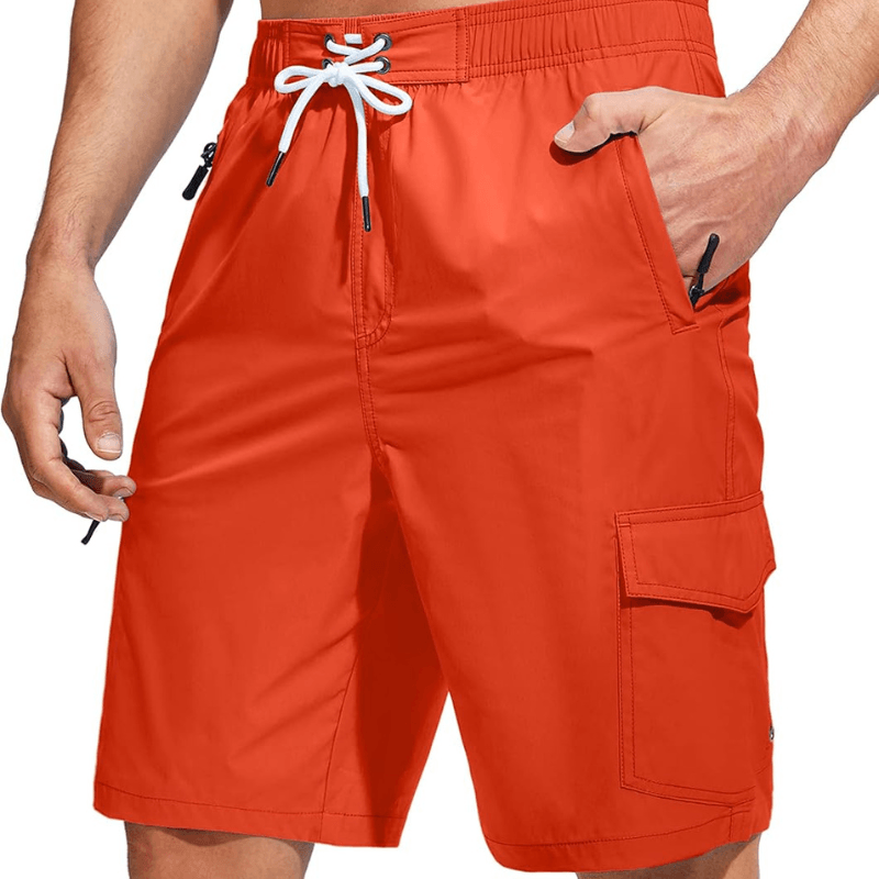 Swim Trunks Quick-Dry Board Shorts – Lightweight Wear With 5 Pockets-Waves And Trunks