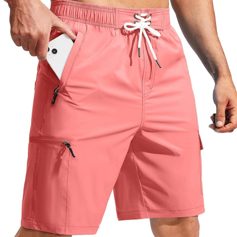 Swim Trunks Quick-Dry Board Shorts – Lightweight Wear With 5 Pockets-Waves And Trunks
