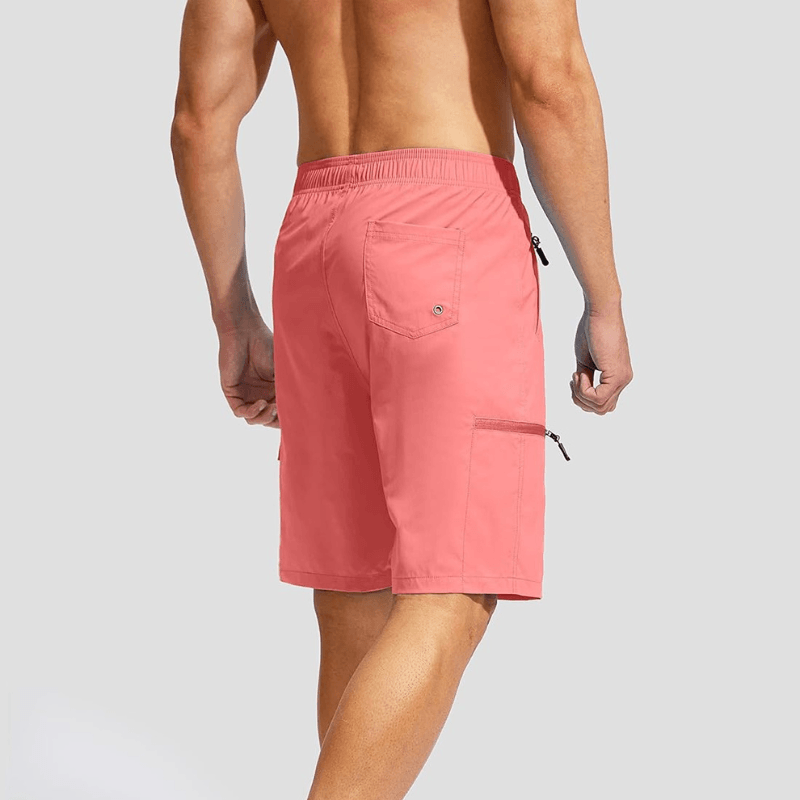 Swim Trunks Quick-Dry Board Shorts – Lightweight Wear With 5 Pockets-Waves And Trunks