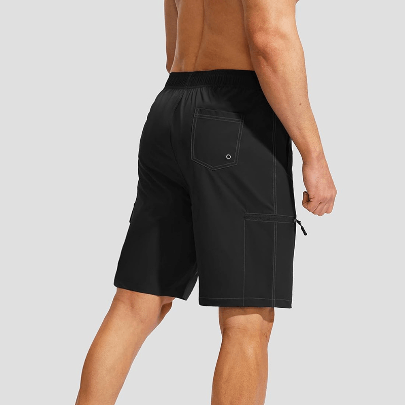 Swim Trunks Quick-Dry Board Shorts – Lightweight Wear With 5 Pockets-Waves And Trunks