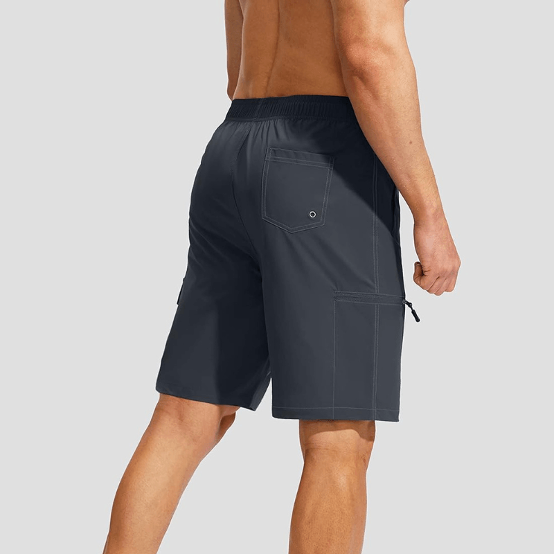 Swim Trunks Quick-Dry Board Shorts – Lightweight Wear With 5 Pockets-Waves And Trunks