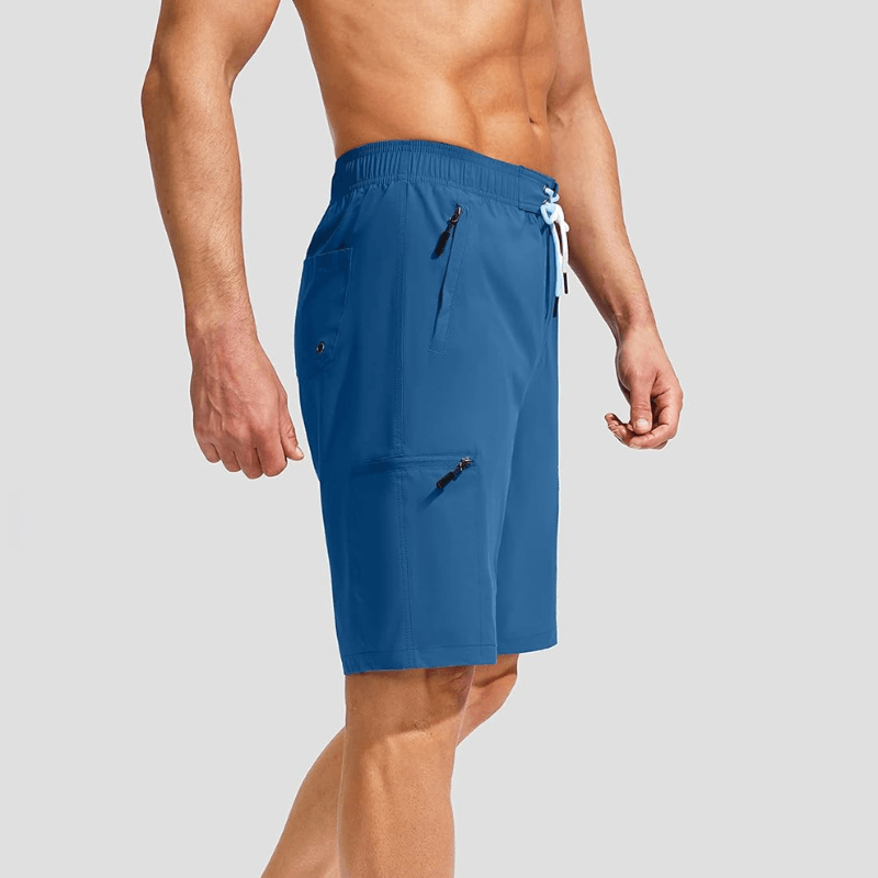 Swim Trunks Quick-Dry Board Shorts – Lightweight Wear With 5 Pockets-Waves And Trunks