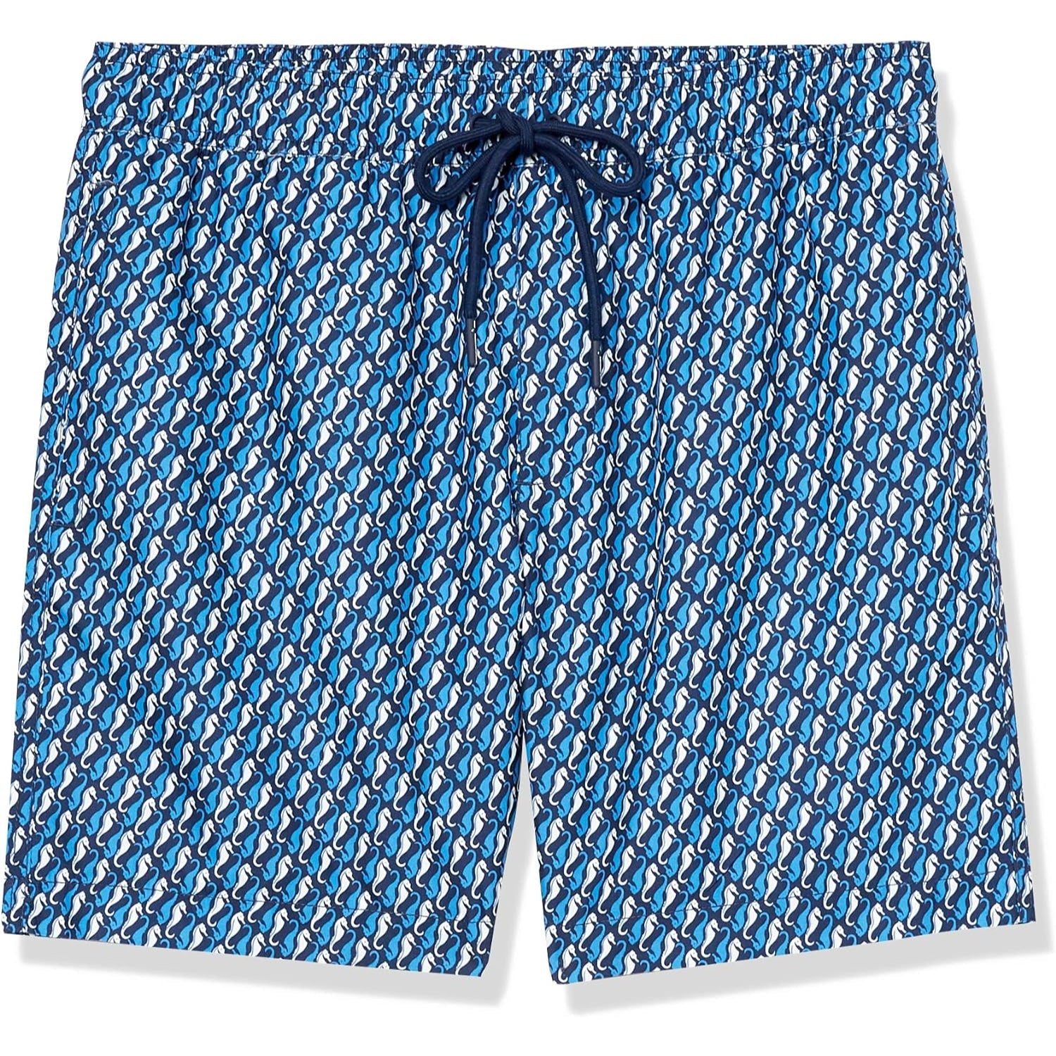 Swim Trunks With Adjustable Drawstring-Waves And Trunks