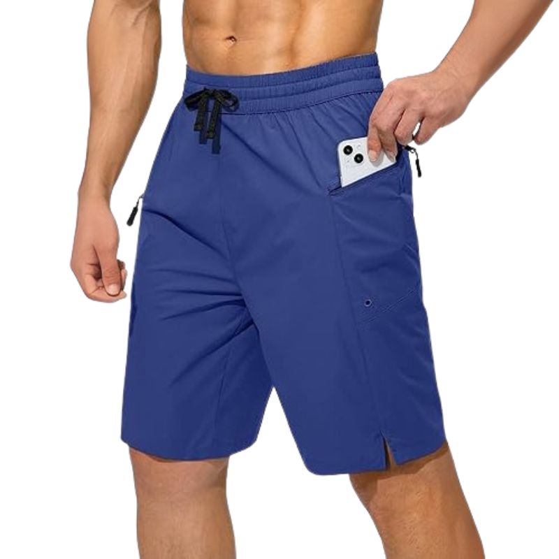 Swimming Shorts Zipper Pockets-Waves And Trunks