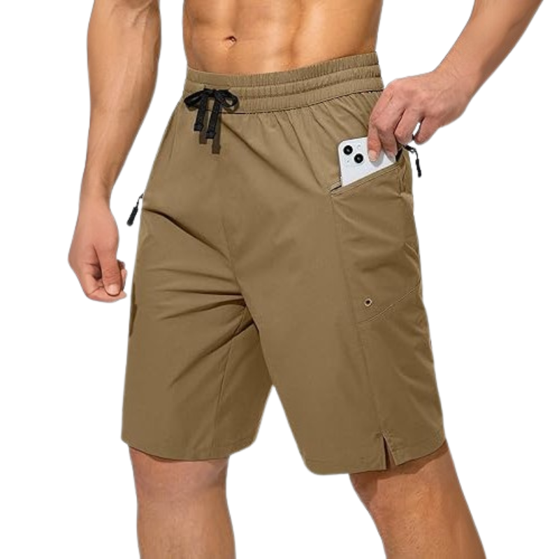 Swimming Shorts Zipper Pockets-Waves And Trunks
