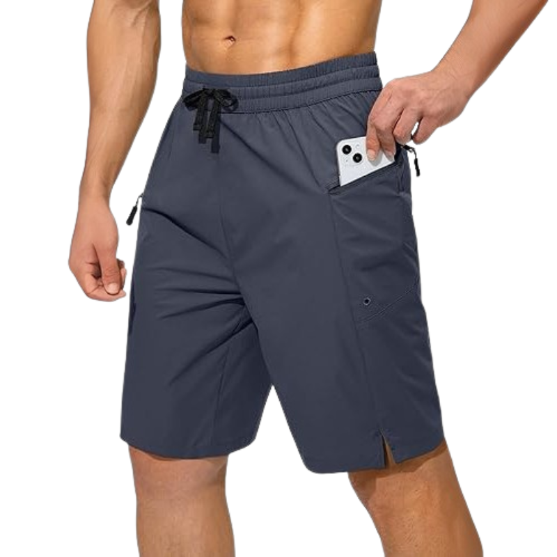 Swimming Shorts Zipper Pockets-Waves And Trunks