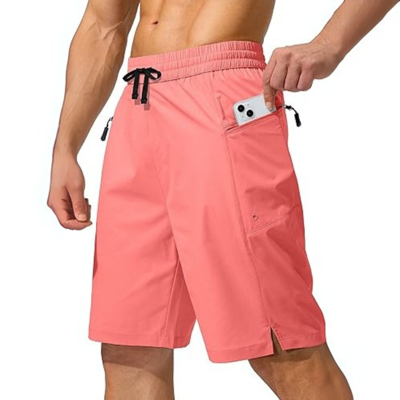 Swimming Shorts Zipper Pockets-Waves And Trunks