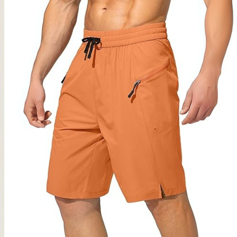 Swimming Shorts Zipper Pockets-Waves And Trunks