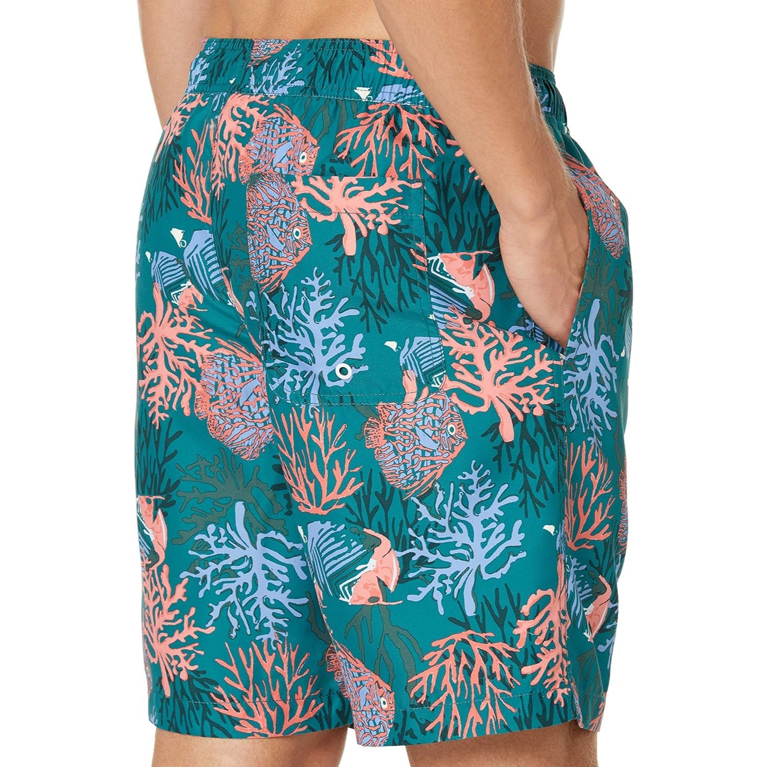 Tropical Flamingo Swim Trunks-Waves And Trunks