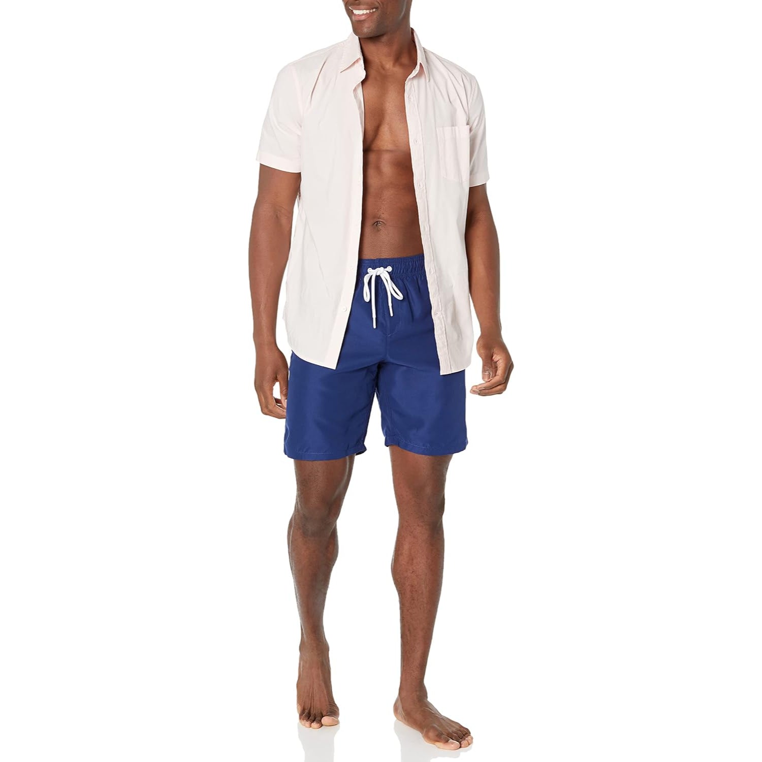 Tropical Flamingo Swim Trunks-Waves And Trunks