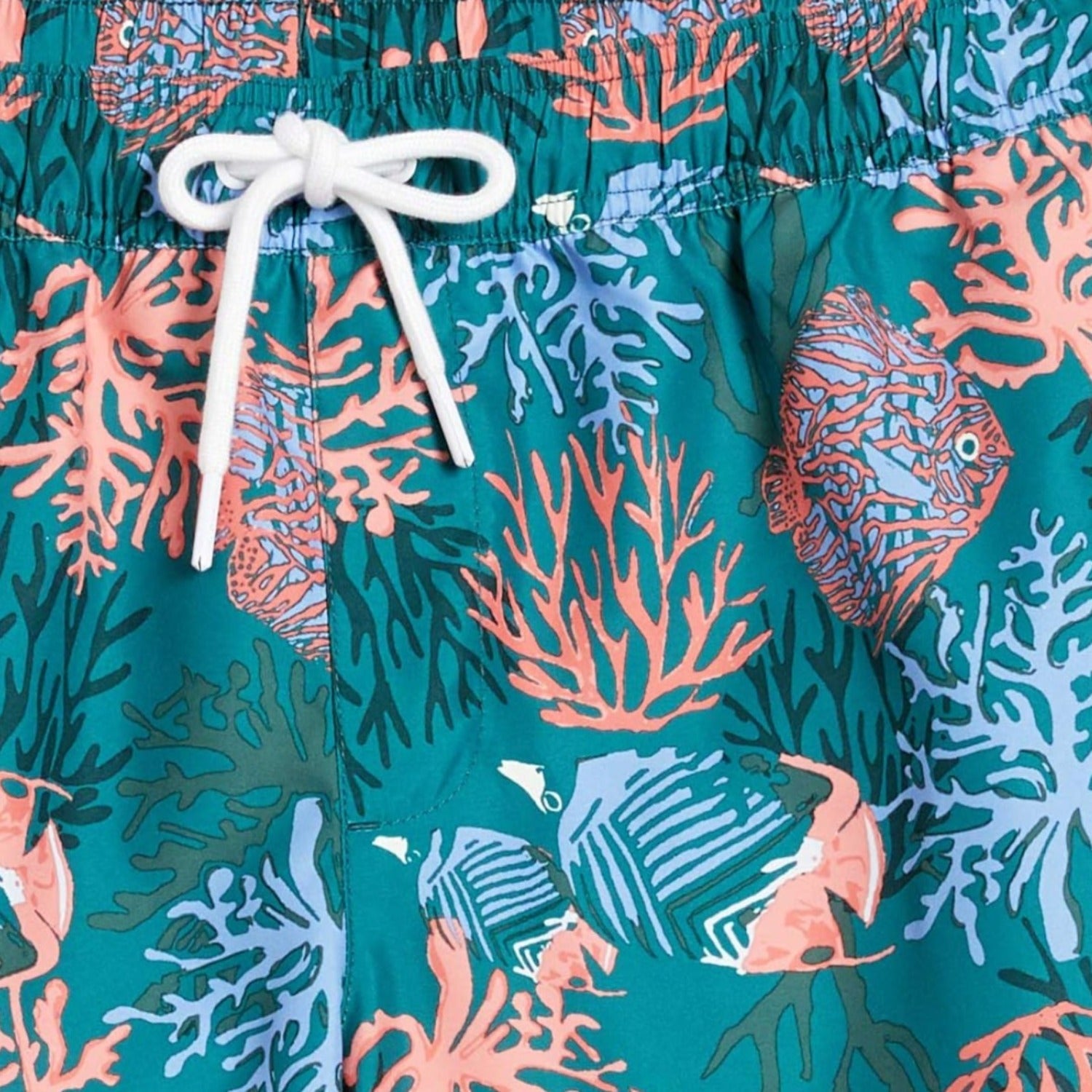 Tropical Flamingo Swim Trunks-Waves And Trunks