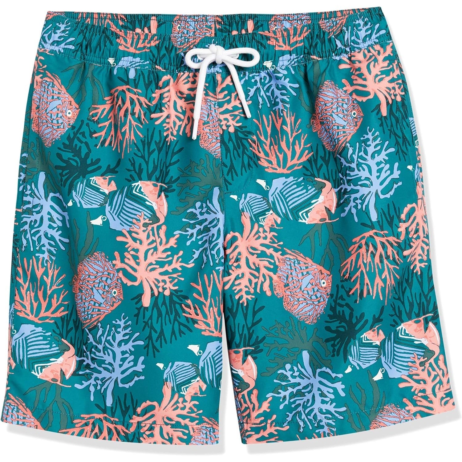 Tropical Flamingo Swim Trunks-Waves And Trunks