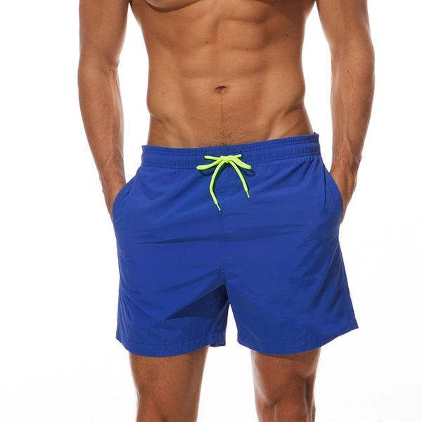 The Blue Navy Draw String Swim Shorts-Waves And Trunks