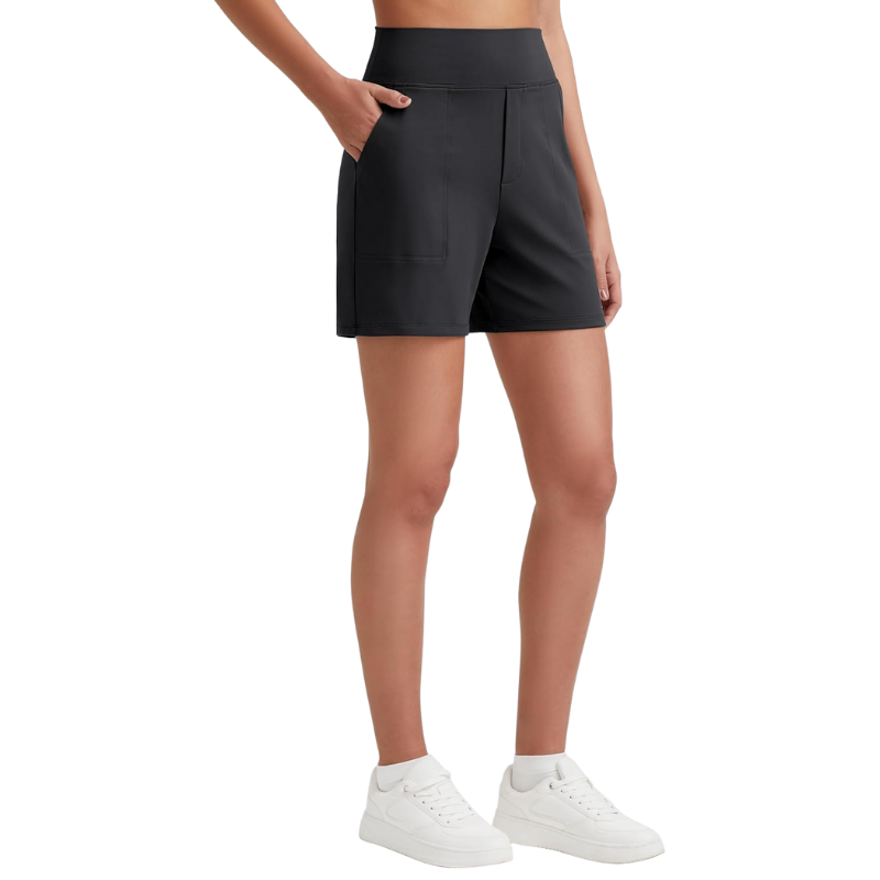 High Waisted Bermuda Shorts – Stretch Fit and Multi-Purpose Design-Waves And Trunks