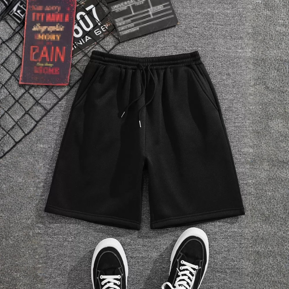 Track Shorts With Drawstring For Men