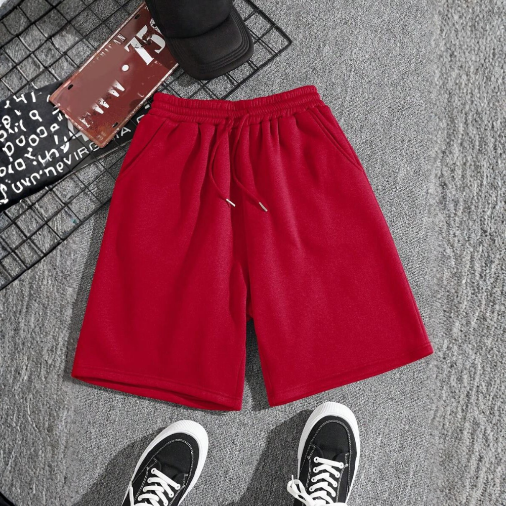 Track Shorts With Drawstring For Men