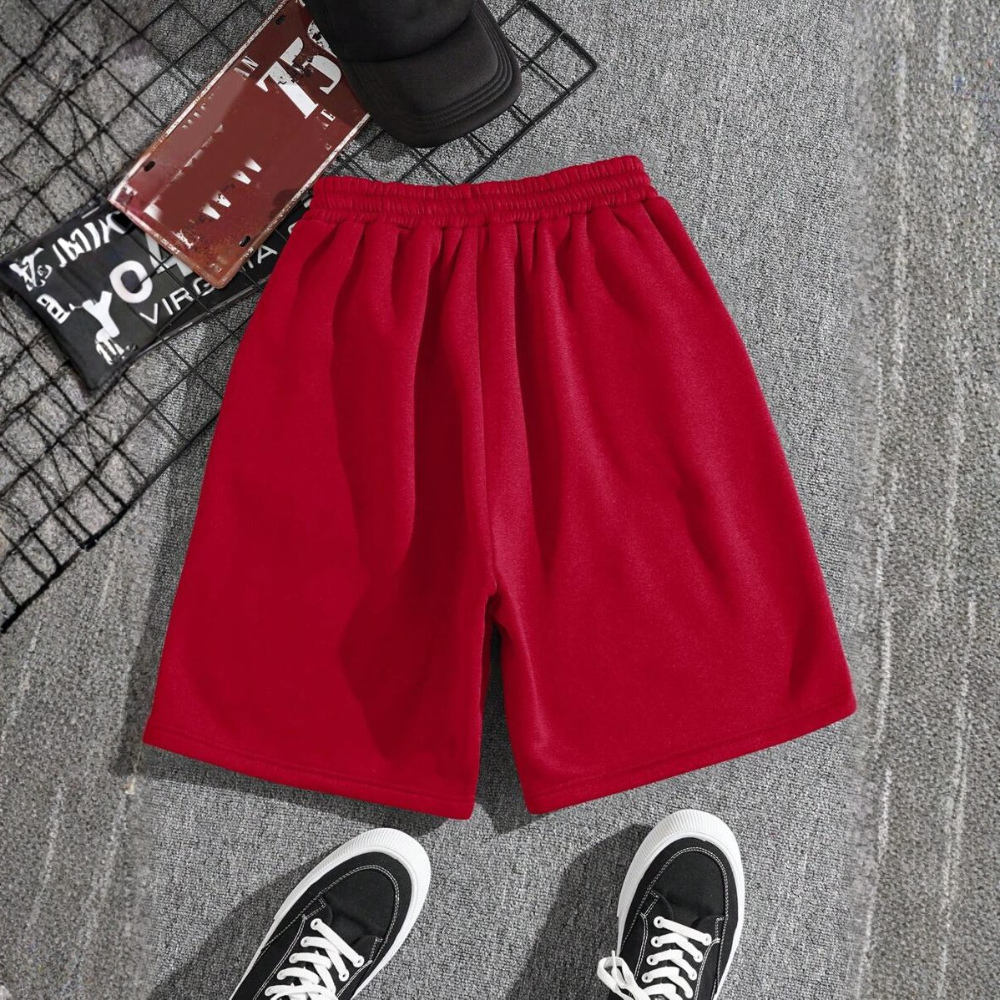 Track Shorts With Drawstring For Men