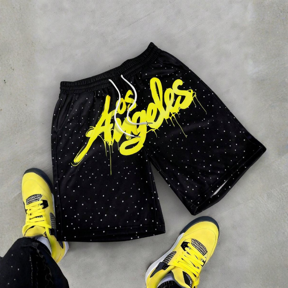 Track Shorts With Drawstring For Men
