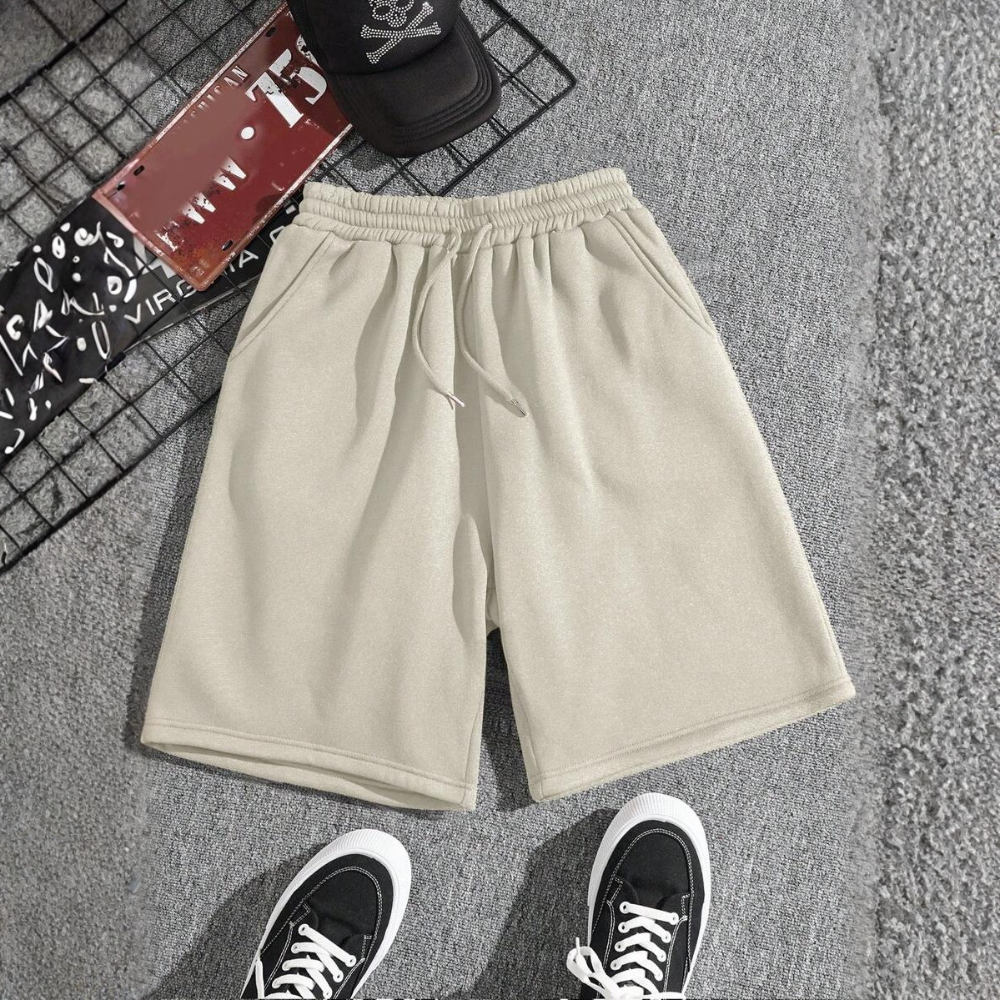 Track Shorts With Drawstring For Men