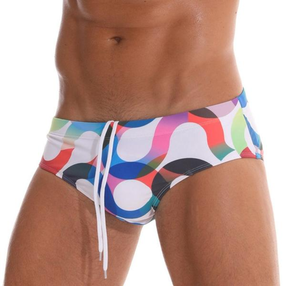 The Roller Coaster Draw String Brief-Waves And Trunks