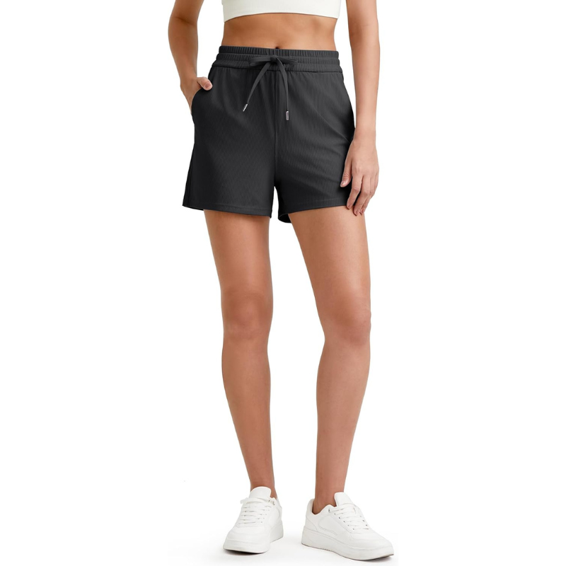 Ribbed Active Shorts Design –  Stylish and Functional for Workouts-Waves And Trunks