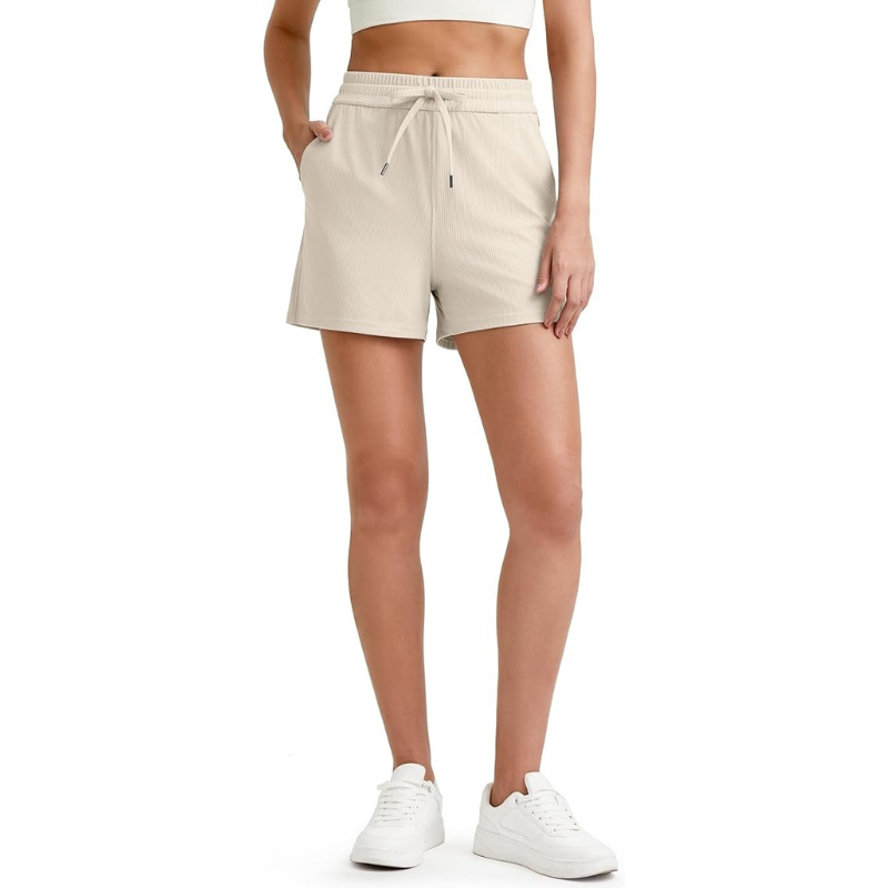 Ribbed Active Shorts Design –  Stylish and Functional for Workouts-Waves And Trunks