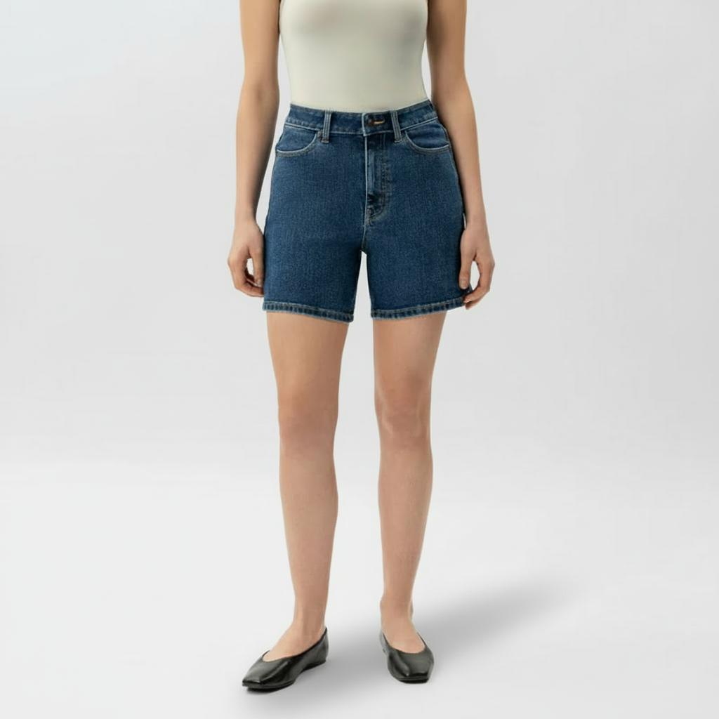 Comfortable And Casual Stretch Denim Shorts For Women