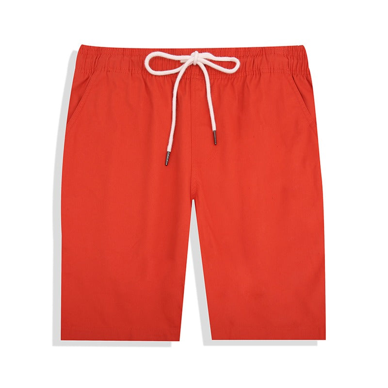 Summer Mens Cotton Casual Shorts-Waves And Trunks