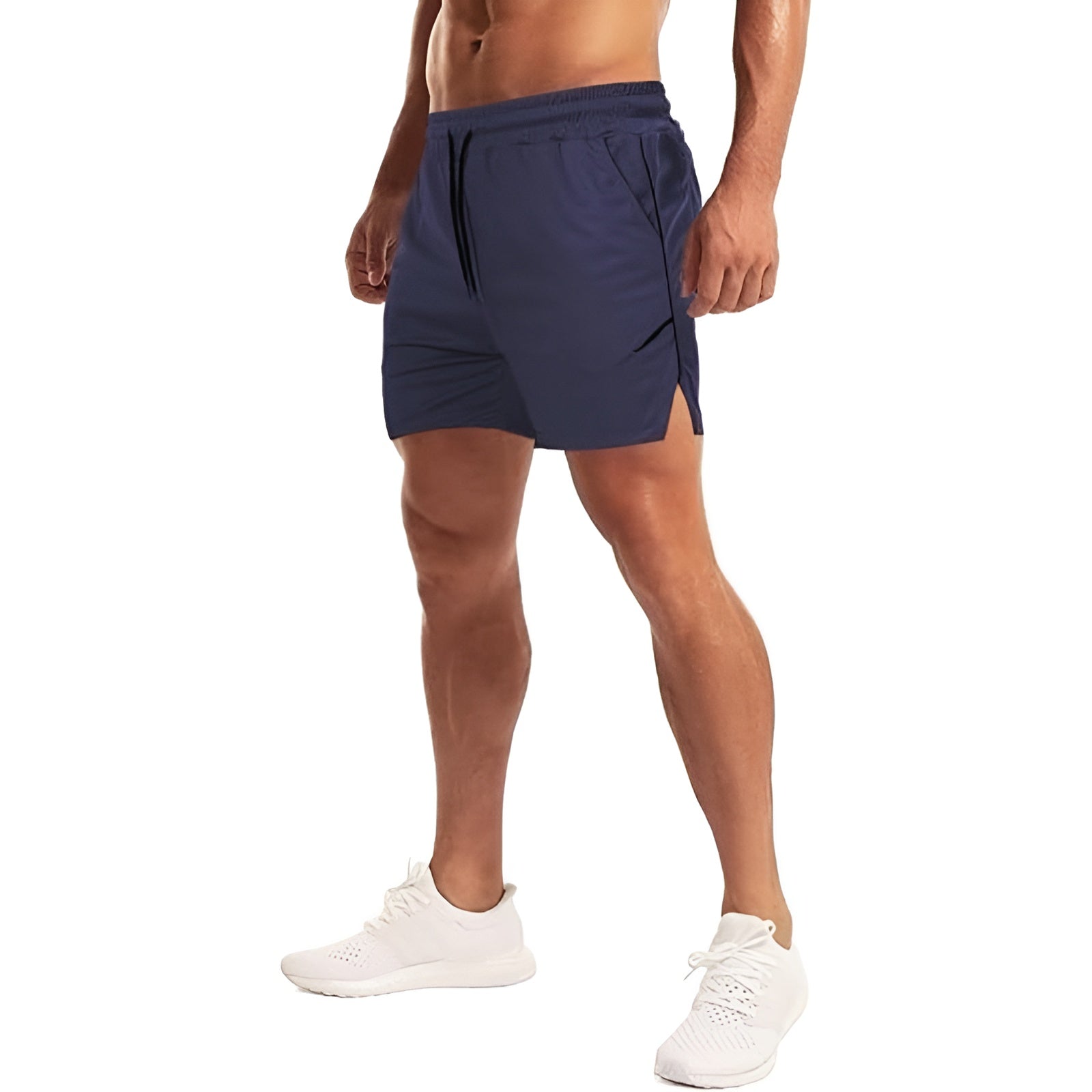 Workout Shorts Zip Pocket – Lightweight and Athletic Fit-Waves And Trunks