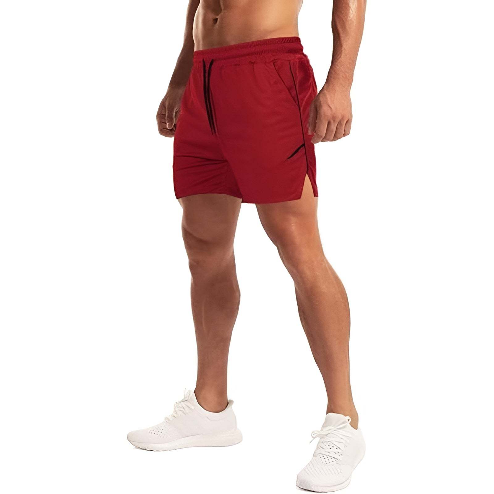 Workout Shorts Zip Pocket – Lightweight and Athletic Fit-Waves And Trunks
