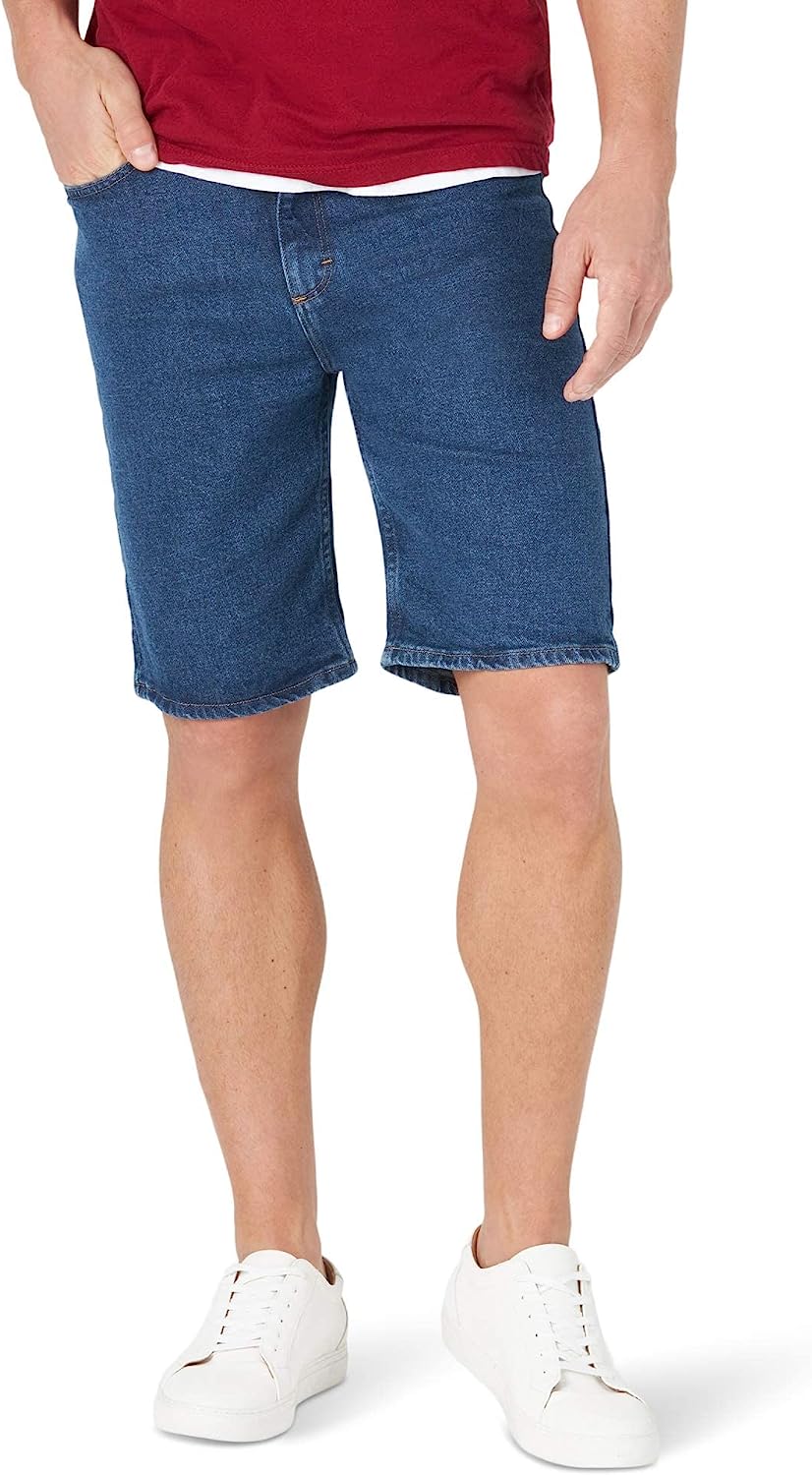 Classic Relaxed Fit Jean Shorts-Waves And Trunks