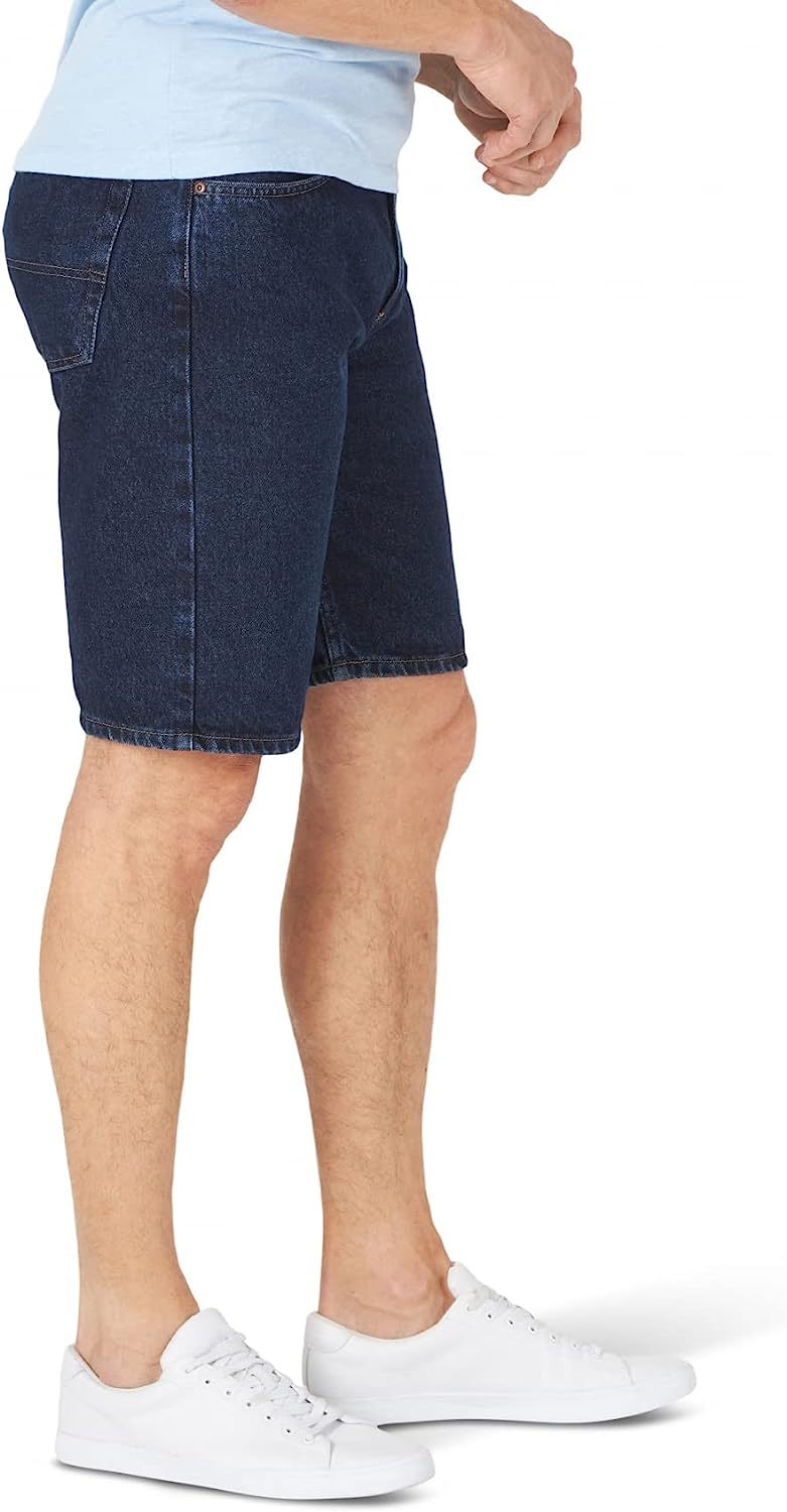 Classic Relaxed Fit Jean Shorts-Waves And Trunks