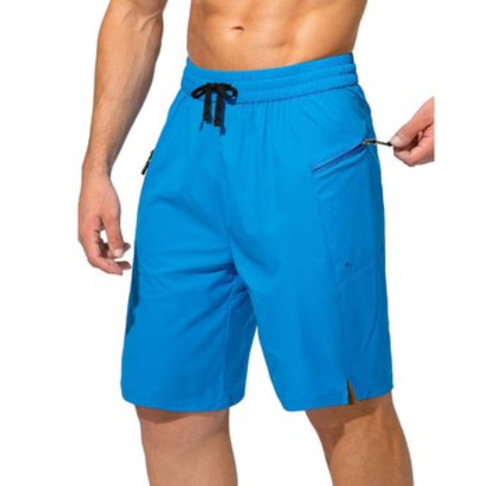 Zipper Pockets Beach Shorts-Waves And Trunks