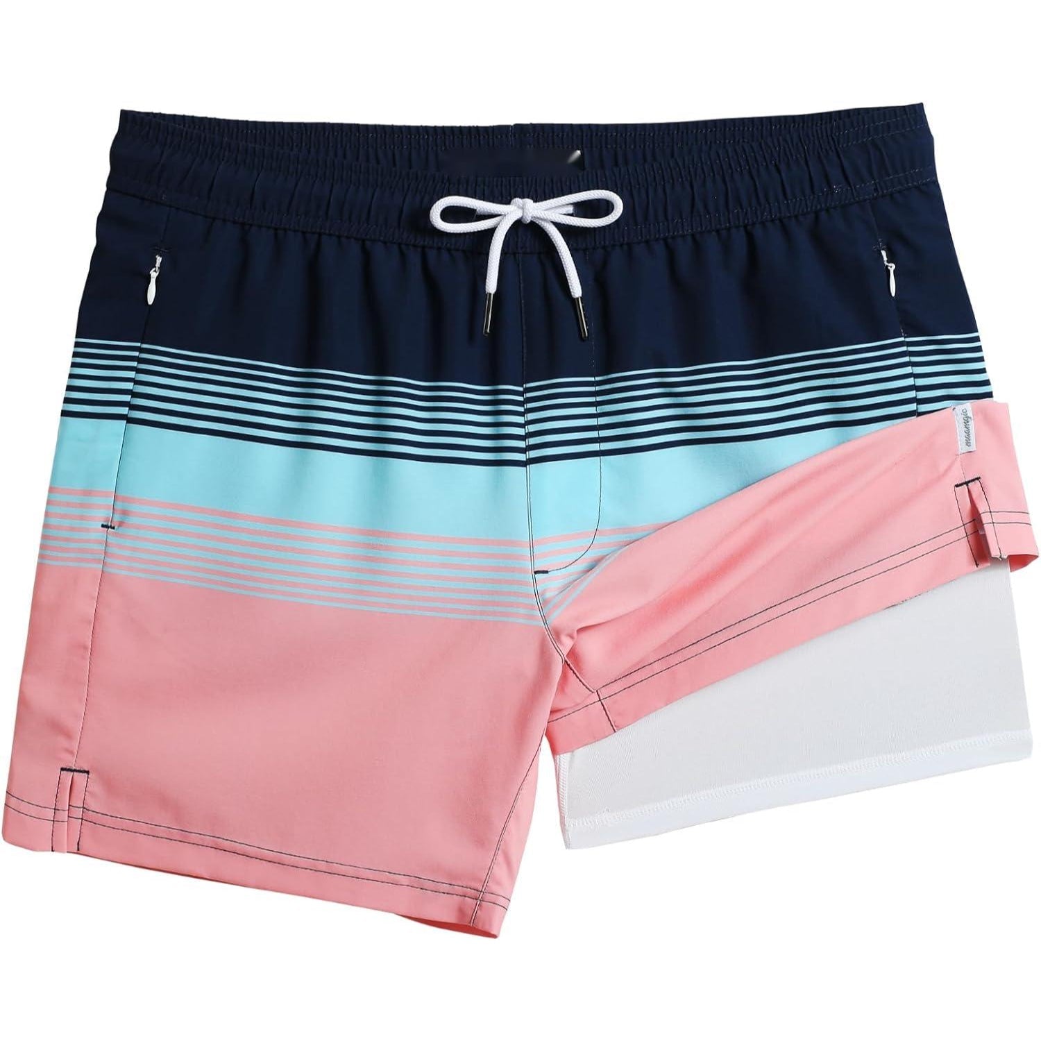 Zipper Pockets Quick Dry Shorts-Waves And Trunks