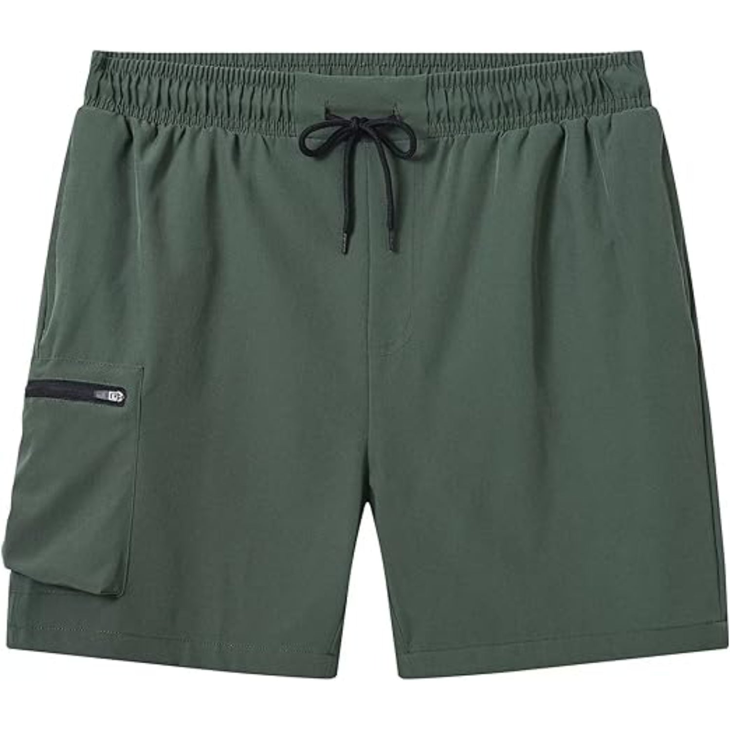 Zipper Pockets With Stretchable Swim Shorts-Waves And Trunks