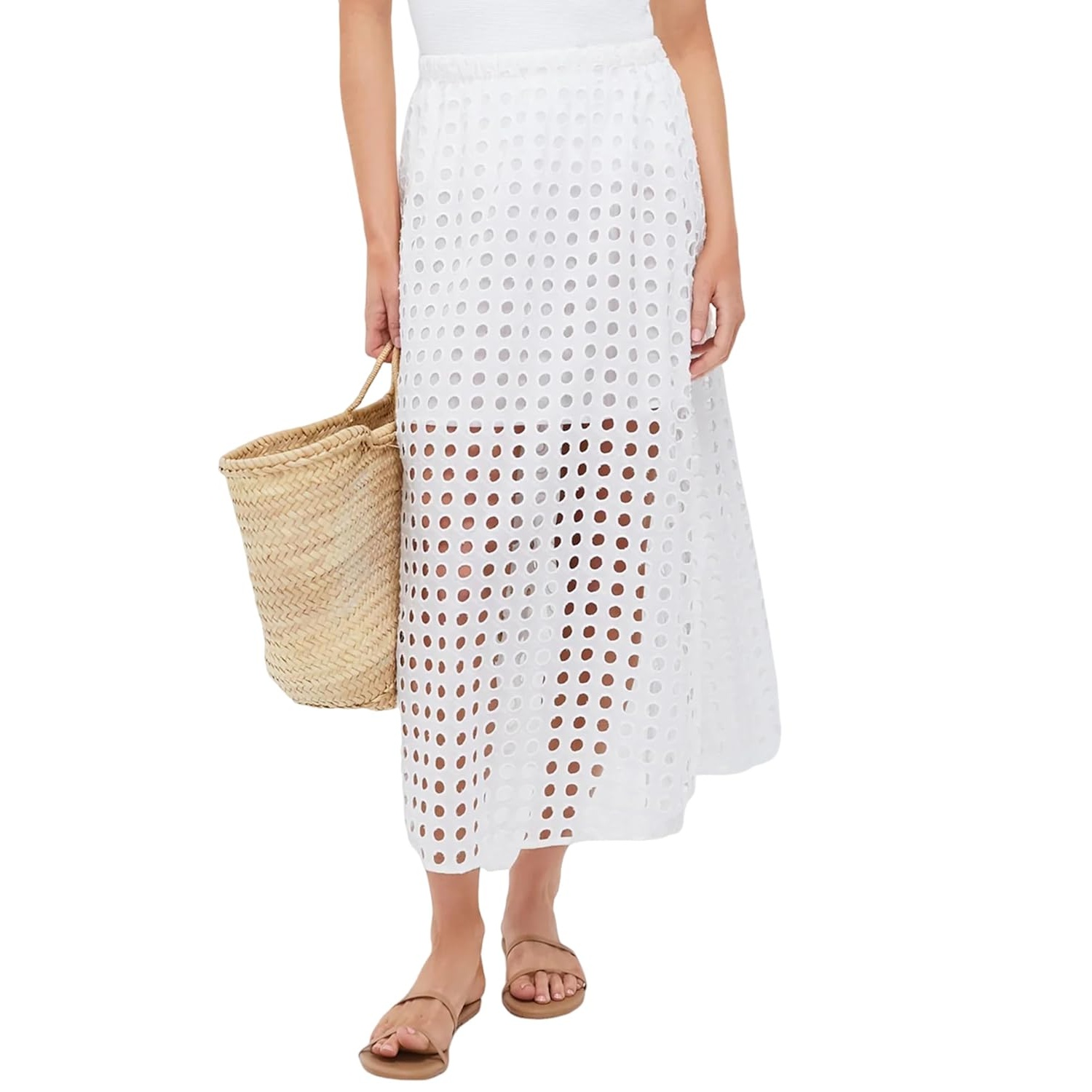 Summer Beach Maxi Skirt With Underneath For Women