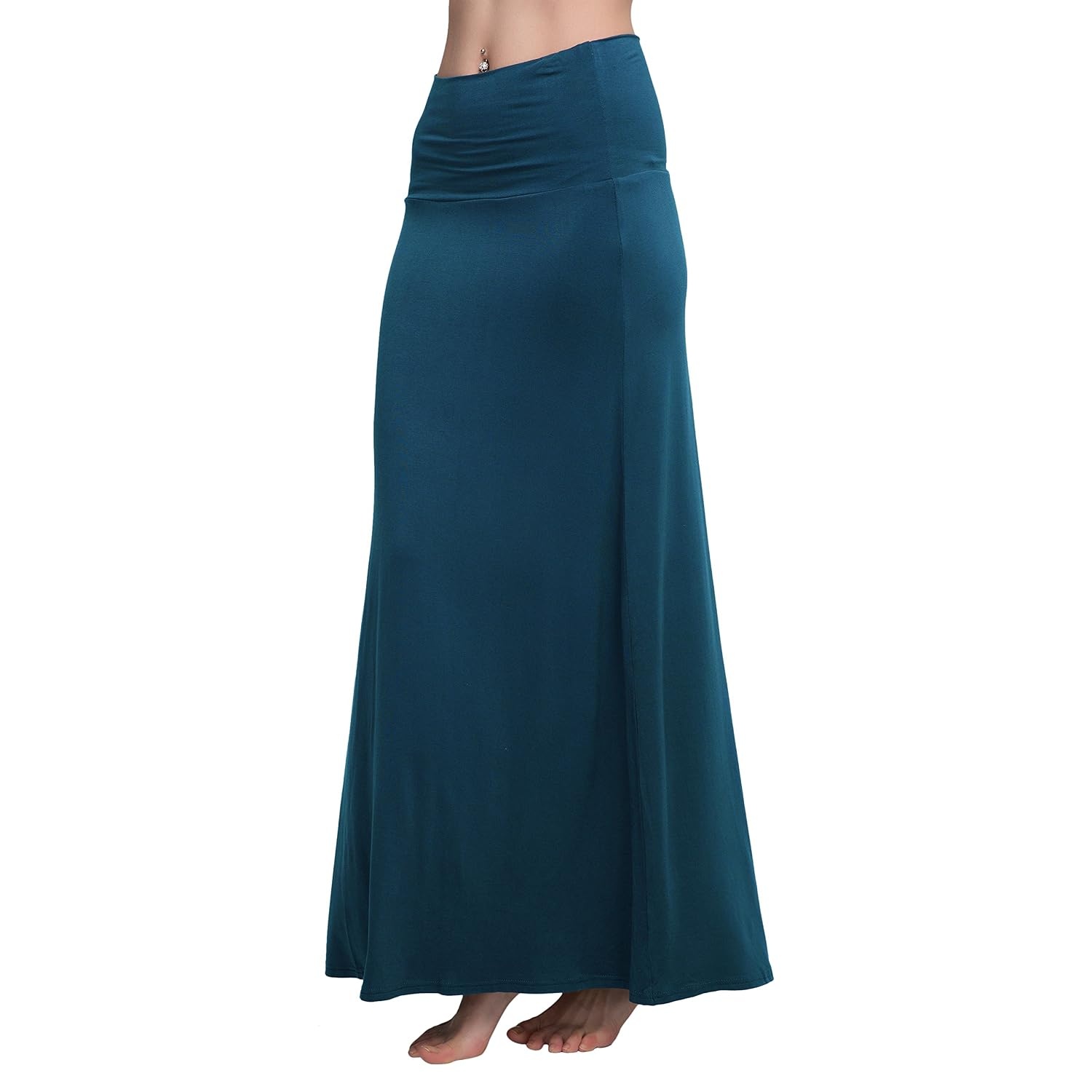 Comfy Long Flare Fold Skirt For Women