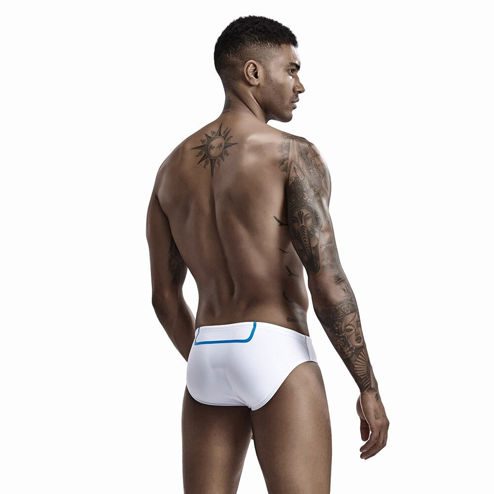 Men's Plain Solid Briefs-Waves And Trunks
