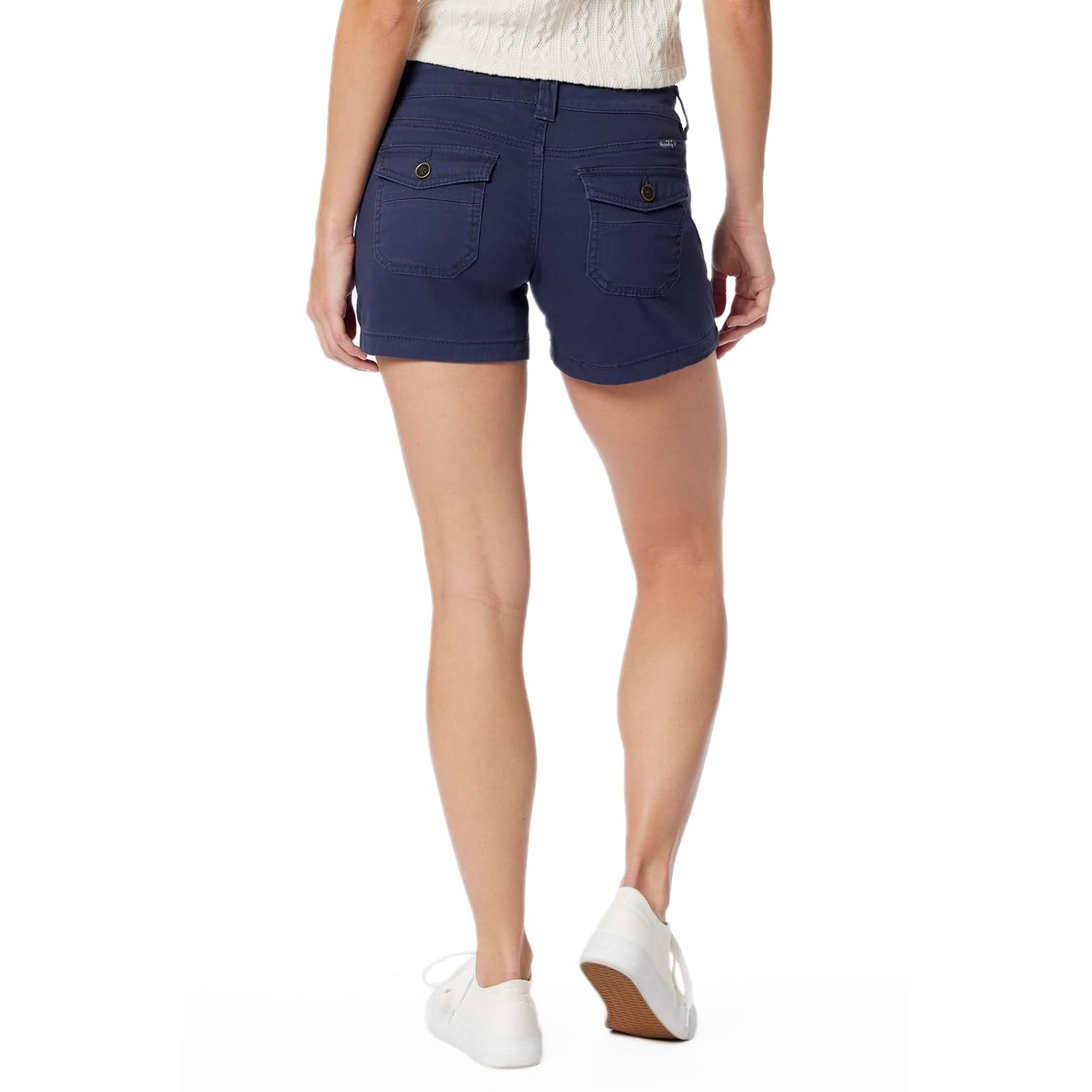 Button Style Comfy Stretchable Shorts For Women