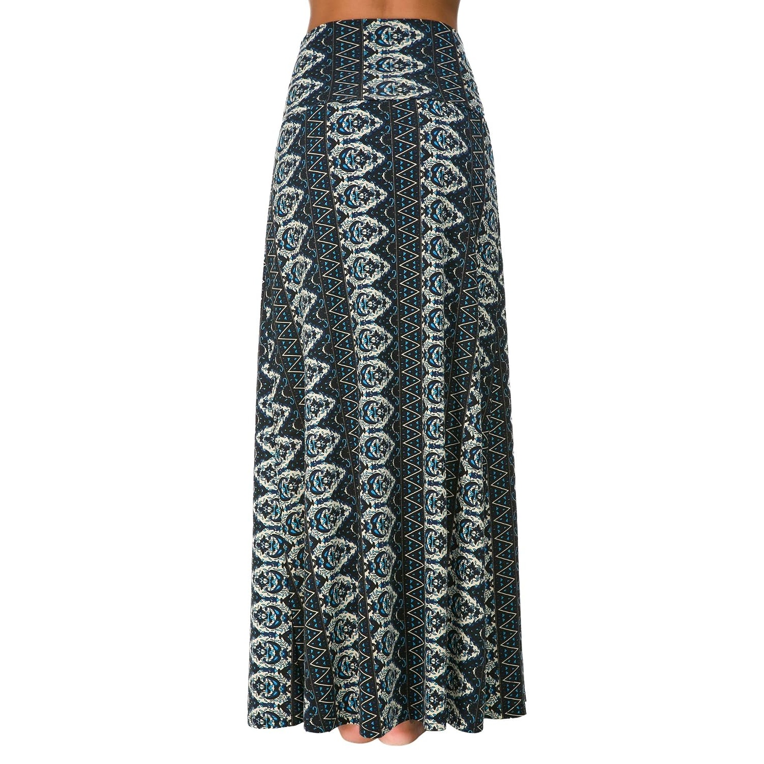 Comfy Long Flare Fold Skirt For Women