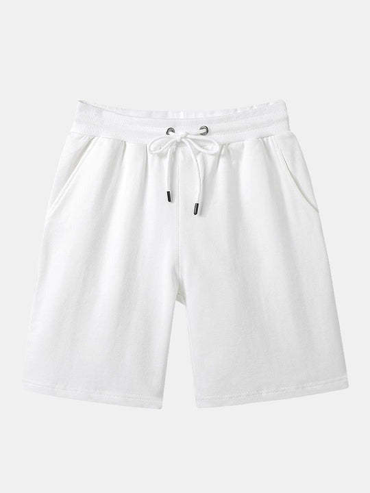 Workout Casual Mid Length Beach Shorts-Waves And Trunks