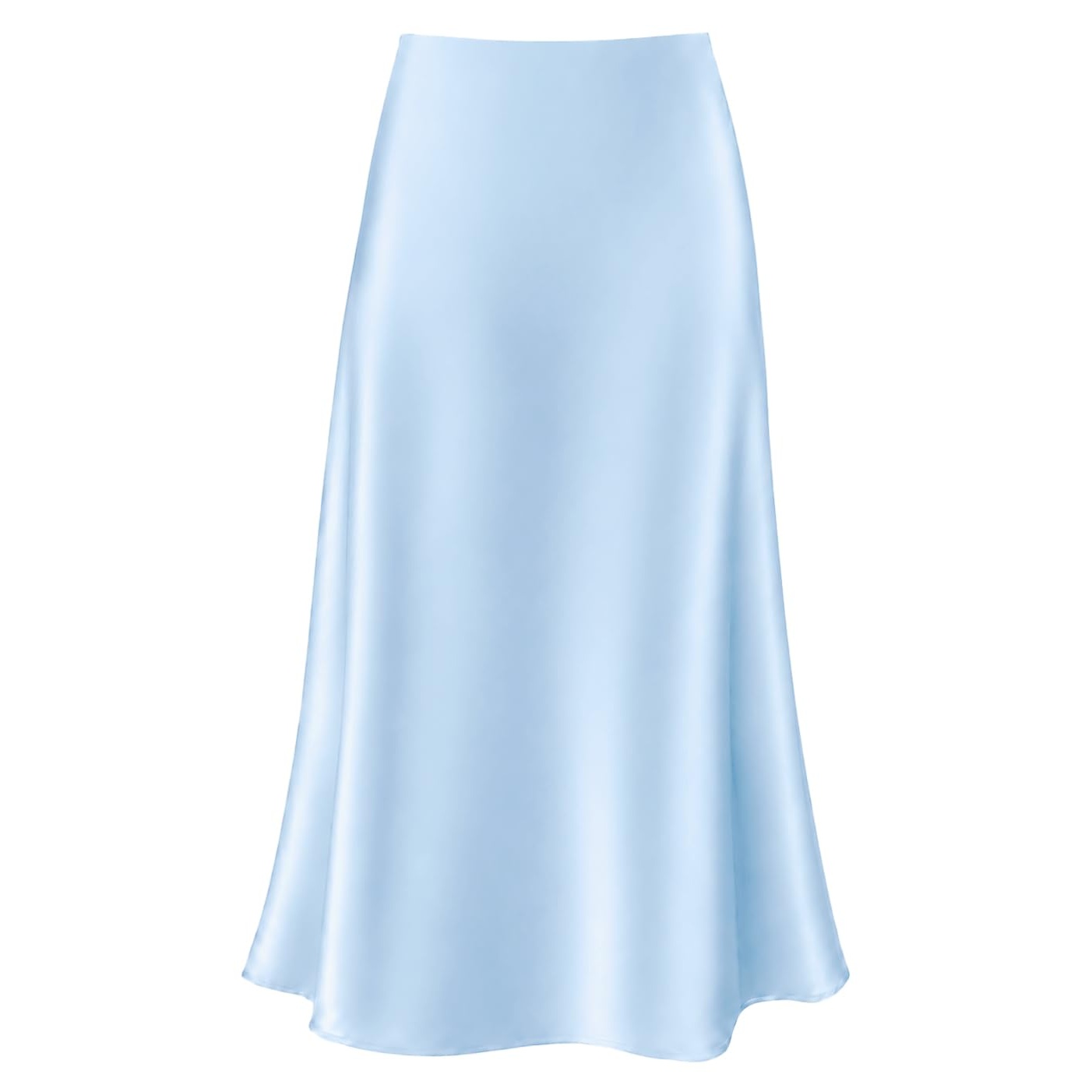 Spring Summer Elastic High Waisted A Line Skirt For Women