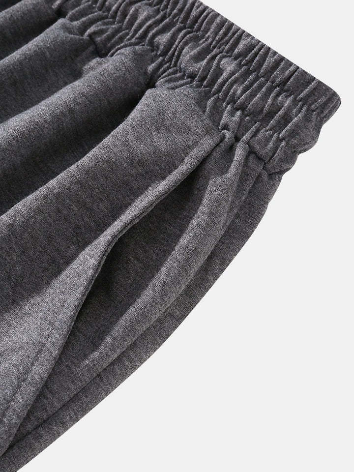 Mid Length Plain Beach Shorts-Waves And Trunks