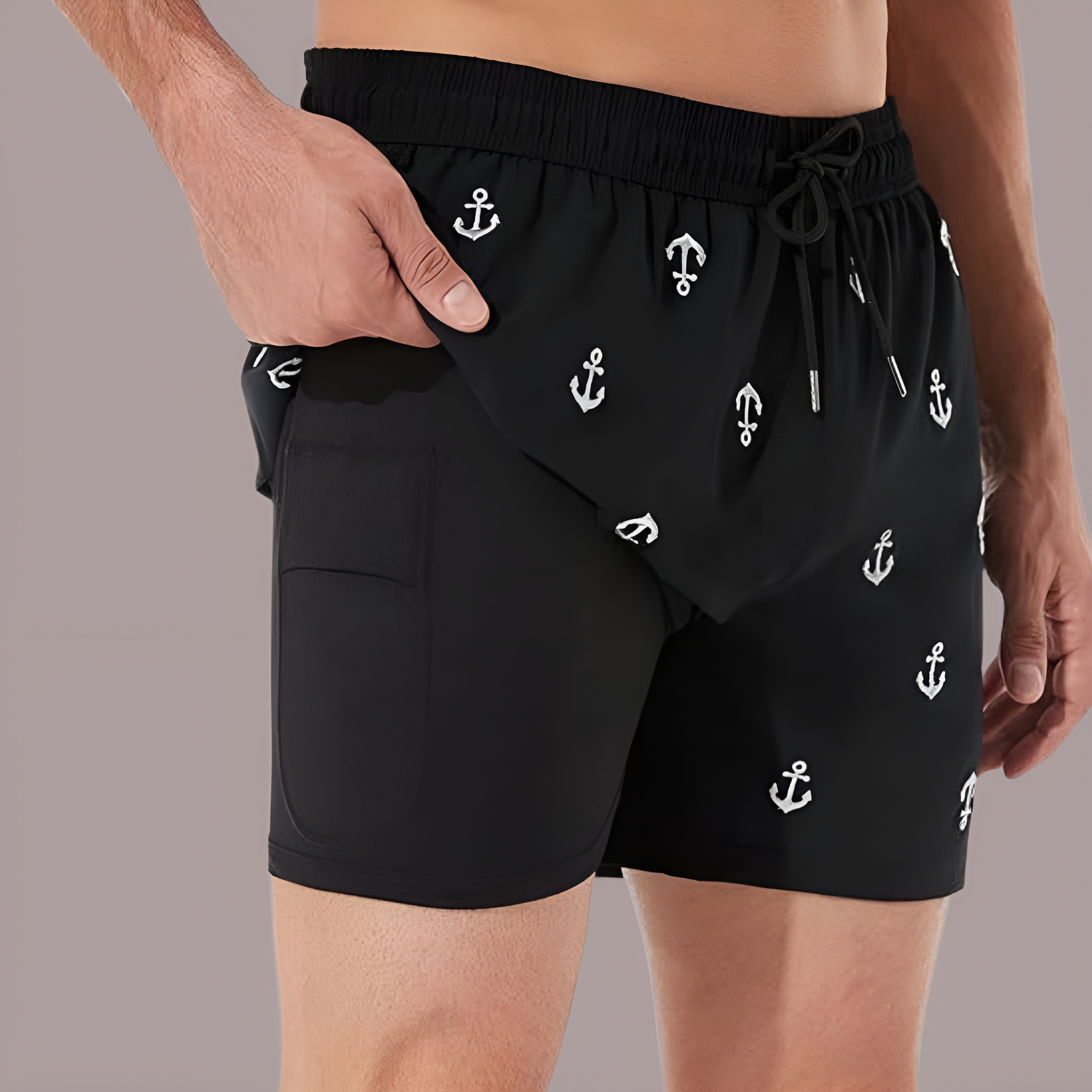 Swim Trunks Swim Shorts for Men Quick Dry 5 inch Inseam