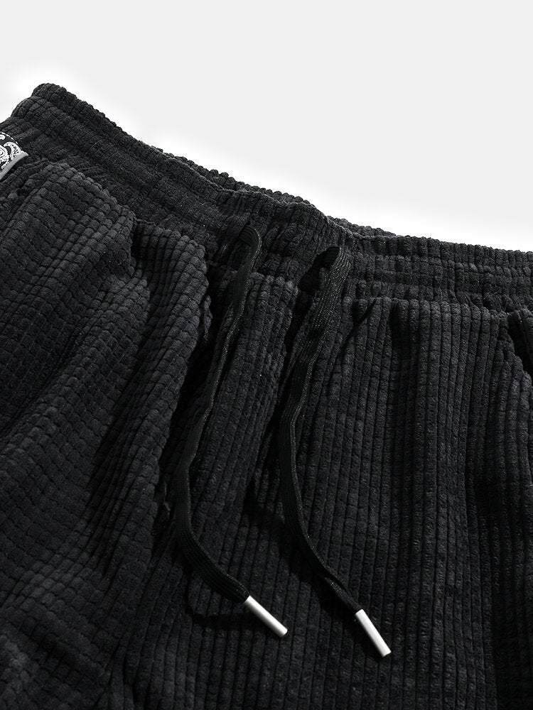 Paisley Print Corduroy Pants-Waves And Trunks