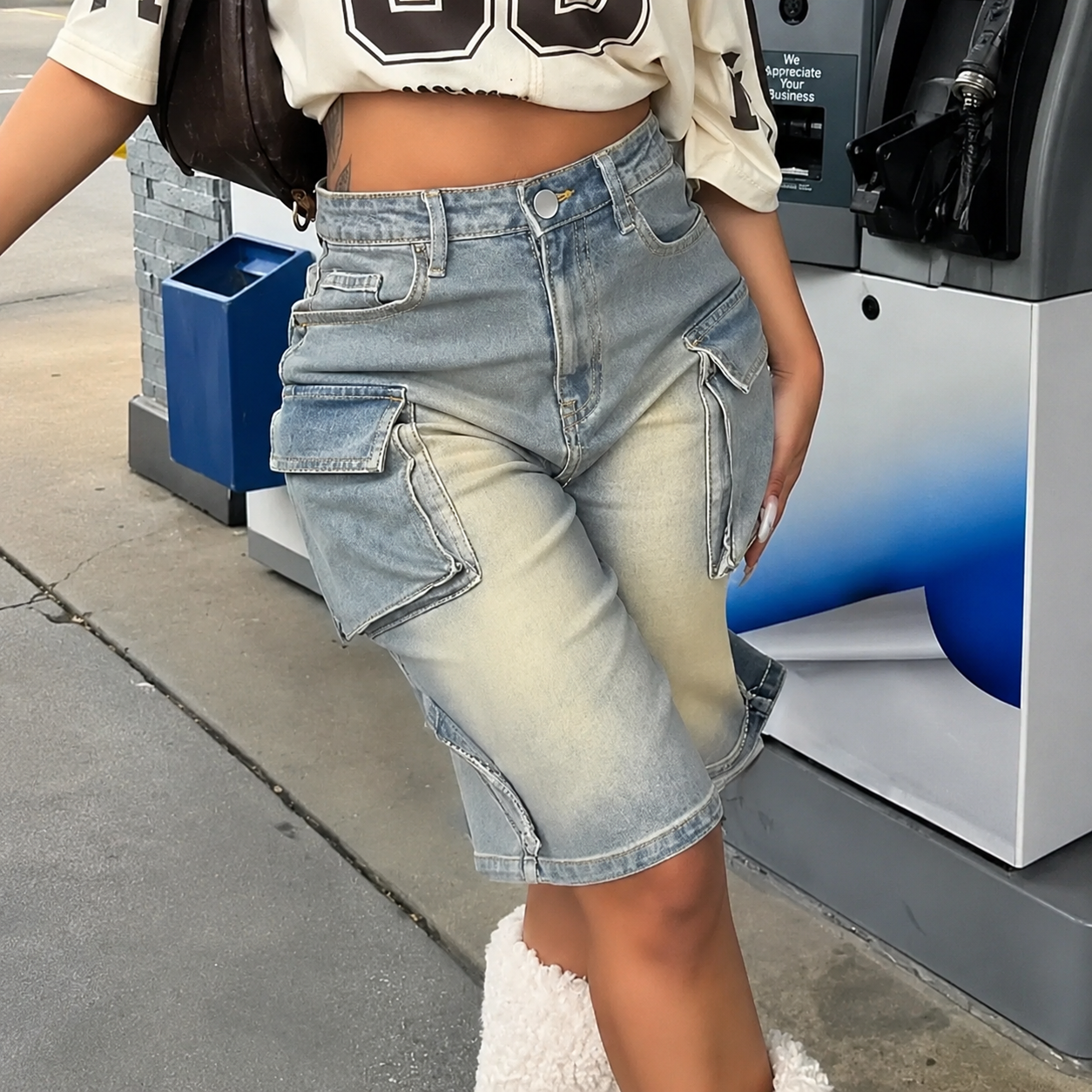 Casual Denim Shorts For Summer Beach Days For Women
