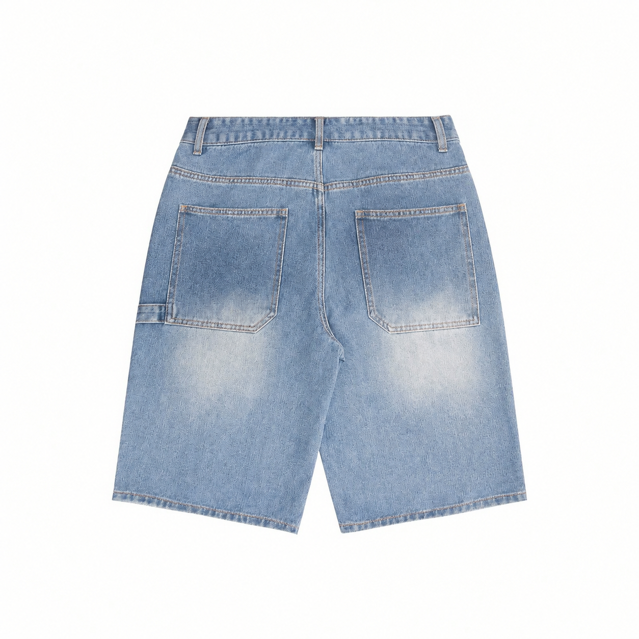 Loose Fit Denim Bermuda Shorts Jorts Streetwear Style For Men